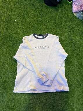 Vintage Gap Athletic Phys. Ed. Dept. Waffle Knit Long Sleeve Shirt